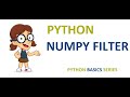 Numpy filter
