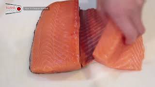 [Sushi shack] How to Prepare Salmon | Japanese Sushi Restaurant in Plano, TX 75075