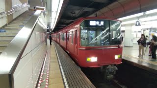 名鉄6500系魔改造6522f金魚鉢　普通佐屋行き　名鉄名古屋発車　2020.11.29