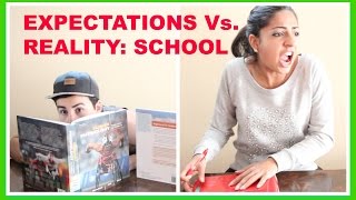 EXPECTATIONS VS REALITY: SCHOOL | DanAndRiya