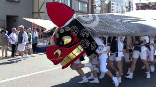 篠ノ井大獅子【2011/07/31】　権堂 勢獅子③（祇園祭）