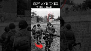 Amazing Then and Now photos from WW2 #history #army #ww2 #militaryhistory #historicalphotos