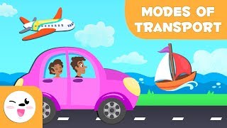 Means Of Transport For Children - Land, water and air transport for kids