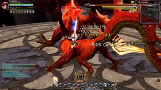 新龍之谷 Dragon Nest 劍鬥士Gladiator Sunset 17F 極速衝擊 INS 赤月三連斬