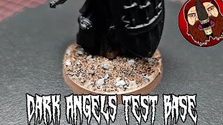 Dark Angels Basing Guide – Testing \u0026 Designing a Simple Miniature Base