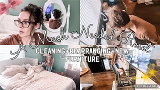 *NEW* CLEANING MOTIVATION| RESET, REARRANGE AND NEW FURNITURE