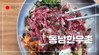 [대구맛집]멀어도 맛있으면 갑니다 일품한우와 육회비빔밥 동남한우촌/각종 야채와 채소 텃밭에서 직접키우는 착한식당/Beef Tartare Bibimbap