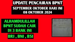 UPDATE PENCAIRAN BPNT SEPTEMBER OKTOBER HARI INI 08 OKTOBER 2024