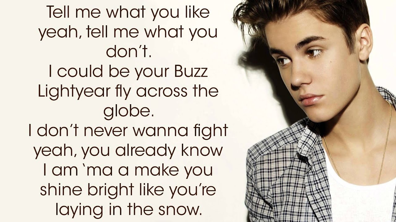 Justin Bieber Lyrics