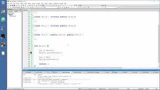 C++ OO - 34 - Virtual Inheritance - "Diamond" Problem