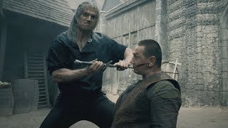 The Witcher / Blaviken Market Fight Scene (Geralt Butchers Renfri's Gang)
