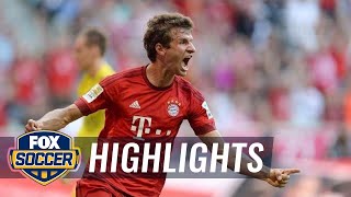 Muller gives Bayern Munich 1-0 lead over Leverkusen  - 2015–16 Bundesliga Highlights