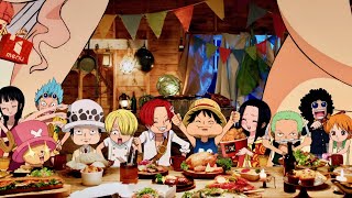 「ワンピース」ルフィ達が子どもの姿で“美味そうなご飯”を楽しむ！ONE PIECE × menu コラボCM