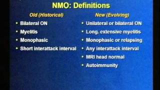 Neuromyelitis Optica or Devic's Disease