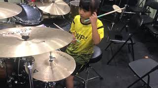 8歲學員：恩加(思嬭) 音樂練習：treasure drum smooth jazz