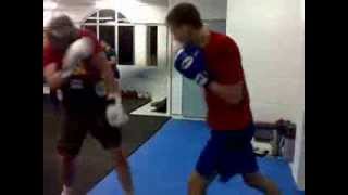 Will Chope preparing for MMA fight at PXC with boxing coach Piotr Leib