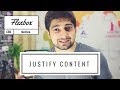 Flexbox series - Justify content