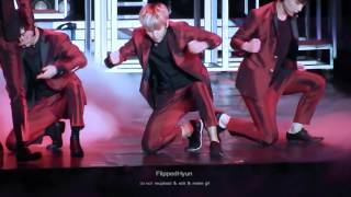 [FlippedHyun]151212 The EXO'luXion in 南京 HURT - 백현 BAEKHYUN focus