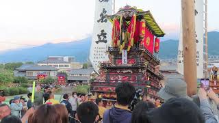 ２０２３年１０月１５日　西条祭り　石岡神社秋の例大祭　宮入に向かう（整理番号１５９２)