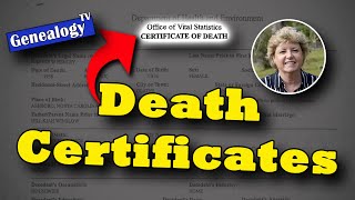 Death Certificates for Genealogy and Family History Research