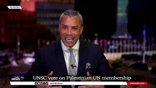 US vetoes UN resolution on Palestine membership