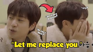 Jin Can't bear it and is willing to do This to Replace his partner, proof of his Sensitive Side?