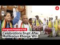 After Mallikarjun Kharge Wins Congress Presidential Election, Supporters Celebrate