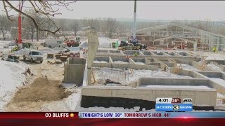 Winter isn't stopping construction for Zoo's African grasslands project