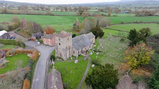 Diddlebury Church, Shropshire | Inside and Out | Historic Aerial Tour by in 4K C&C Drone Services