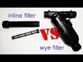 Inline filters vs wye filters | Which is correct to use? #Shorts