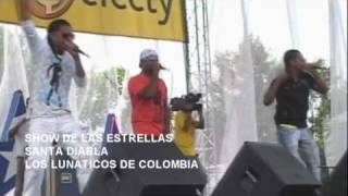 los lunaticos de colombia santa diabla show de las estrellas reggaeton 2012