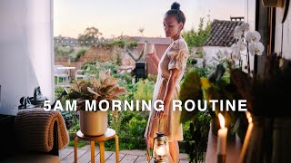 #54| 5AM MORNING ROUTINE (2024) | healthy habits & productive start of the day