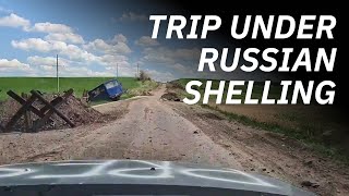DRIVING ON THE ROAD FROM BAKHMUT TO LYSYCHANSK | DONETSK REGION | RUSSIAN WAR AGAINST UKRAINE