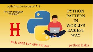 python pattern program to print star in H shape