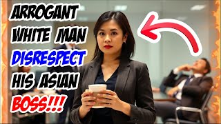 Arrogant White Man Disrespects an Asian Woman, Unaware She’s the CEO in Disguise