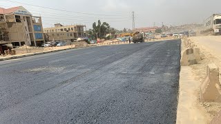 This Is Tongue Wagging ! Extension Of Sealant Surfacing On The 10 Lane Ofankor To NsawamRoad Project