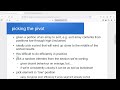 Intro to quicksort