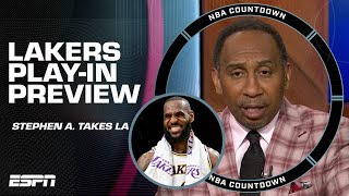 Stephen A. expects the Lakers to lock-in the 7th seed and make the NBA Playoffs 👀 | NBA Countdown