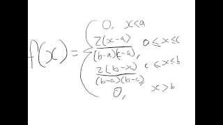 probabilities with triangular distribution