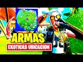 UBICACIONES DE TODAS LAS ARMAS EXOTICAS EN FORNITE/FORNITE TEMPORADA 7