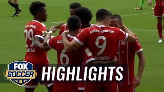 Robert Lewandowski opens the scoring for Bayern vs. Bremen | 2017-18 Bundesliga Highlights