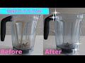 HOW TO CLEAN YOUR PLASTIC BLENDER | EASY | NON-TOXIC | ECO-FRIENDLY