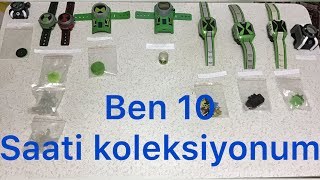 Ben 10 saati koleksiyonum