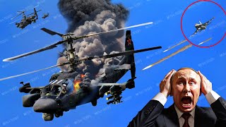 Horrifying Moment, 250 Russian KA-52 Helicopters Destroyed by US F-16