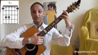 Basic Guitar Chord Lesson 13: Fm 1st Fret (F minor chord) - 5 minutes