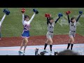 慶應女子小中高と大学生による試合前合同応援　東京六大学野球秋季リーグ早慶戦第２戦　2024 .11. 10（日）神宮球場＃早慶戦