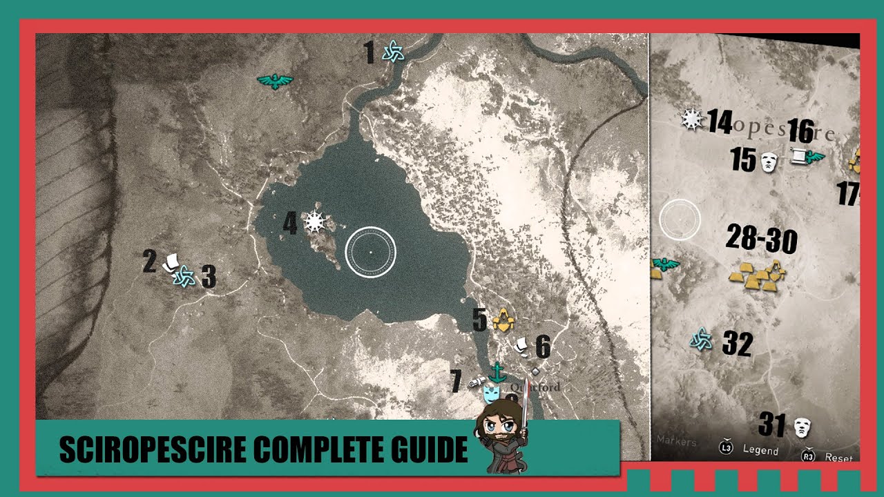 Assassin's Creed Valhalla - SCIROPESCIRE Locations GUIDE All Wealth ...