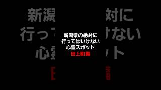 新潟県の絶対に行ってはいけない心霊スポット(田上町編)#心霊 #心霊スポット #新潟心霊スポット #心霊オススメ