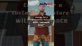 best energy saving solution solar panels for home  advance solar panels