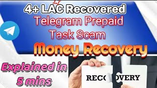 🛡️ How to Recover money from the Telegram Prepaid Task Scam in 5 Minutes! 🚀💪 #viral #scam #recovery